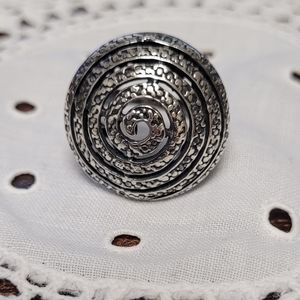 Boho Silver ring